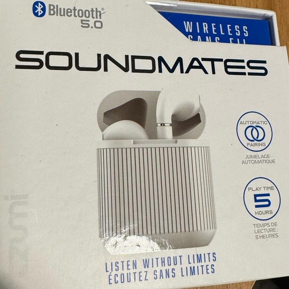 Other - Tzumi Sound Mates Wireless Earbuds Bluetooth Auto Pairing Headphones NEW